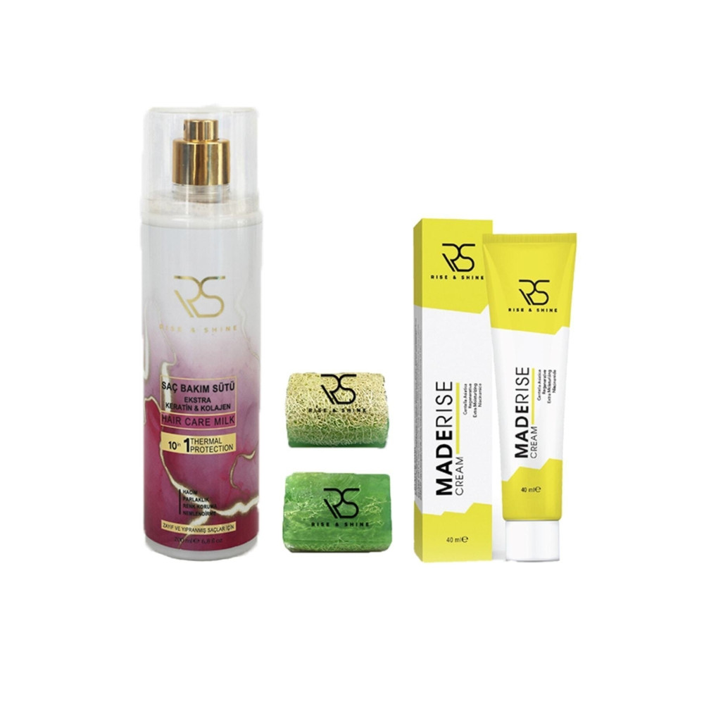Rise & Shine Süper 3 Lü Set ( Maderise + Sabun + Keratin Sütü ) Sabunlar Fiyatı