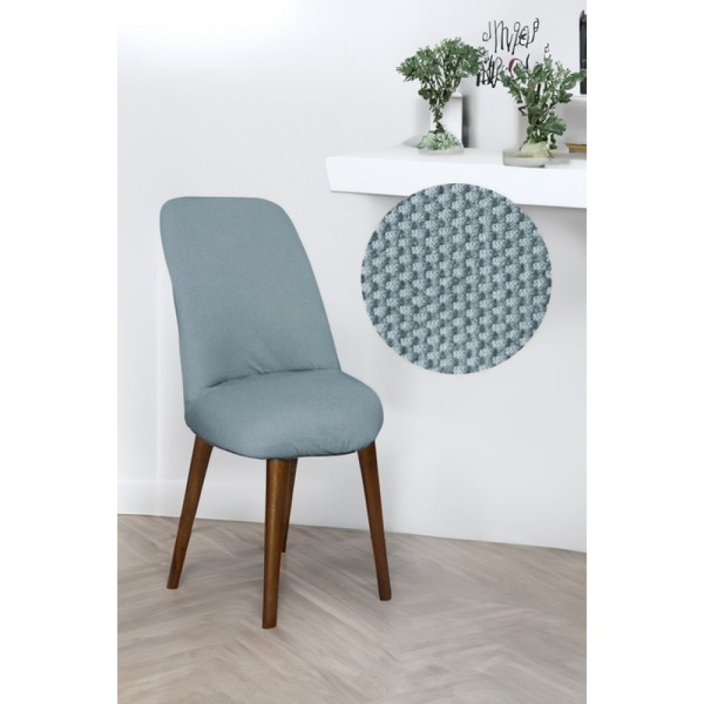 riselerhome Kaliteli Likralı Balpeteği Sandalye Örtüsü Sandalye Kılıfı Oval Sandalye Örtüsü Sandalye Koruma Tekli - 35 x 45 cm - Gri Salon & Oturma Odası Tekstili Fiyatı