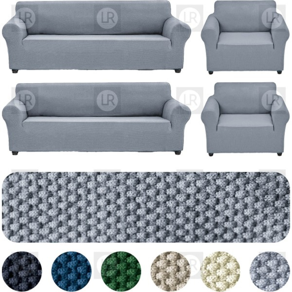 Riselerhome Lastıklı Esnek Koltuk Kanepe Kılıfı Takımı Çekyat Örtüsü (3+3+1+1 ) Takım - Gri - 180 x 230 cm Koltuk & Kanepe Örtüsü Fiyatı