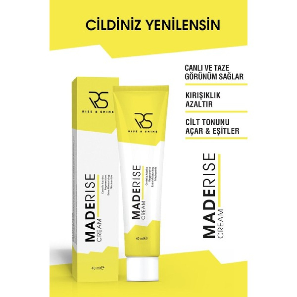 Rise&Shine Maderise Cilt Bakım Kremi - 40 ml Nemlendiriciler Fiyatı