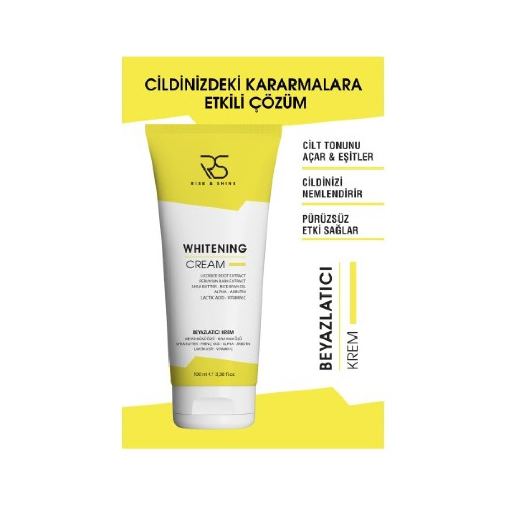 Rise&Shine Rise & Shine Beyazlatıcı Krem ( Whitening) - 100 ml x 2 Adet Fondötenler Fiyatı