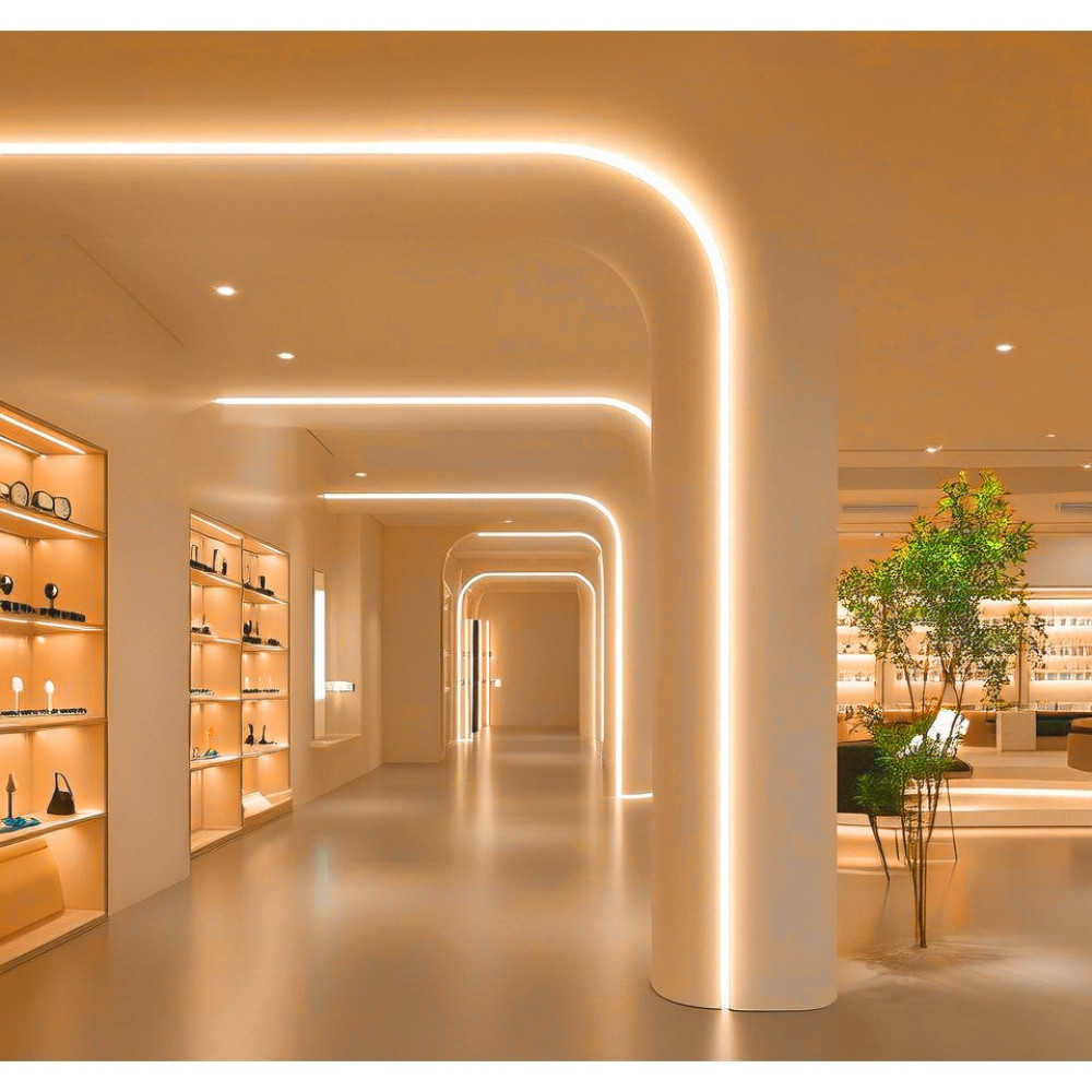 Rishang Cob Şerit LED 24V – Metrede 480 LED – Yüksek Crı > 90 – Noktasız Aydınlatma - 10 m - 3000K - Günışığ Led Aydınlatmalar Fiyatı