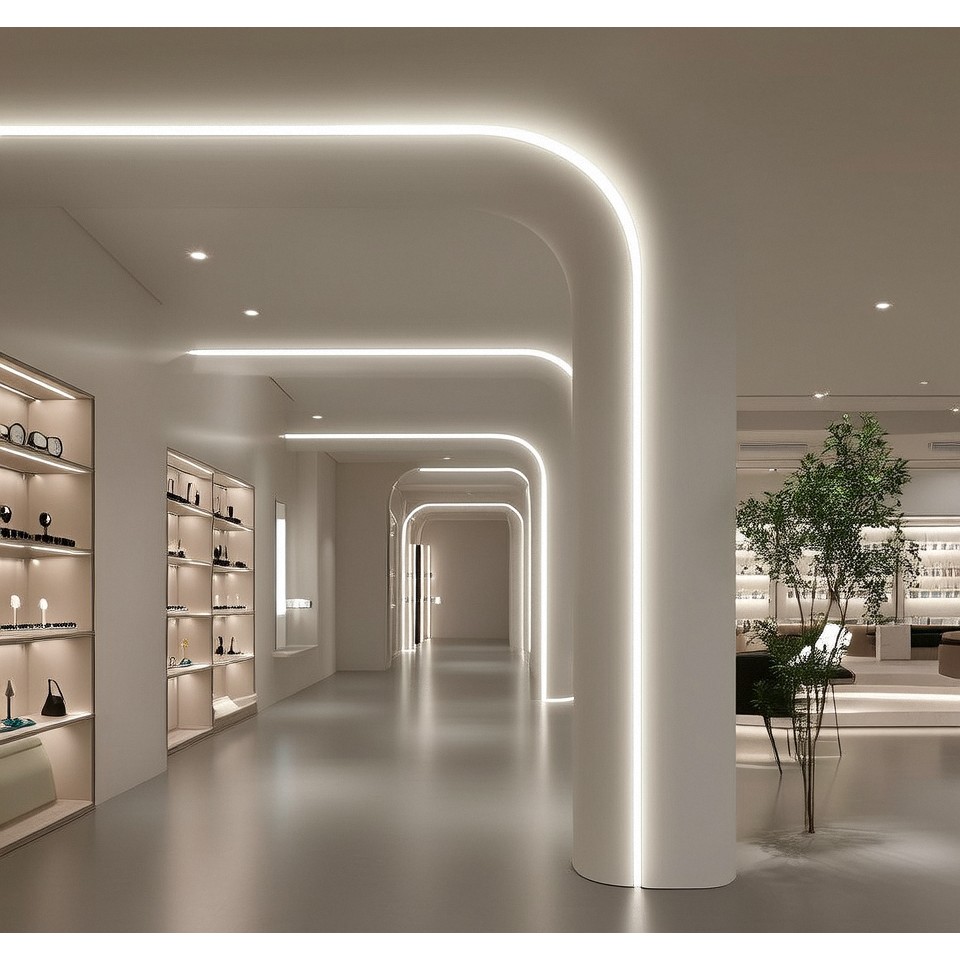 Rishang Cob Şerit LED 24V – Metrede 480 LED – Yüksek Crı > 90 – Noktasız Aydınlatma - 10 m - 6500K - Beyaz Işık Led Aydınlatmalar Fiyatı