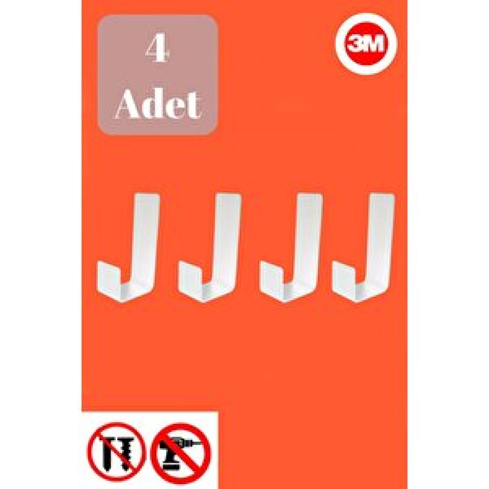 Risingmaber Beyaz 4lü Yapışkanlı Askılık Kapı Arkası Bornoz Askılığı Yapışkanlı Mutfak Banyo Askılığı Havlu Askılığı Elbise Askılığı 4'lü Set 3m Yapışkanlı Tasarım Banyo Askılık Fiyatı
