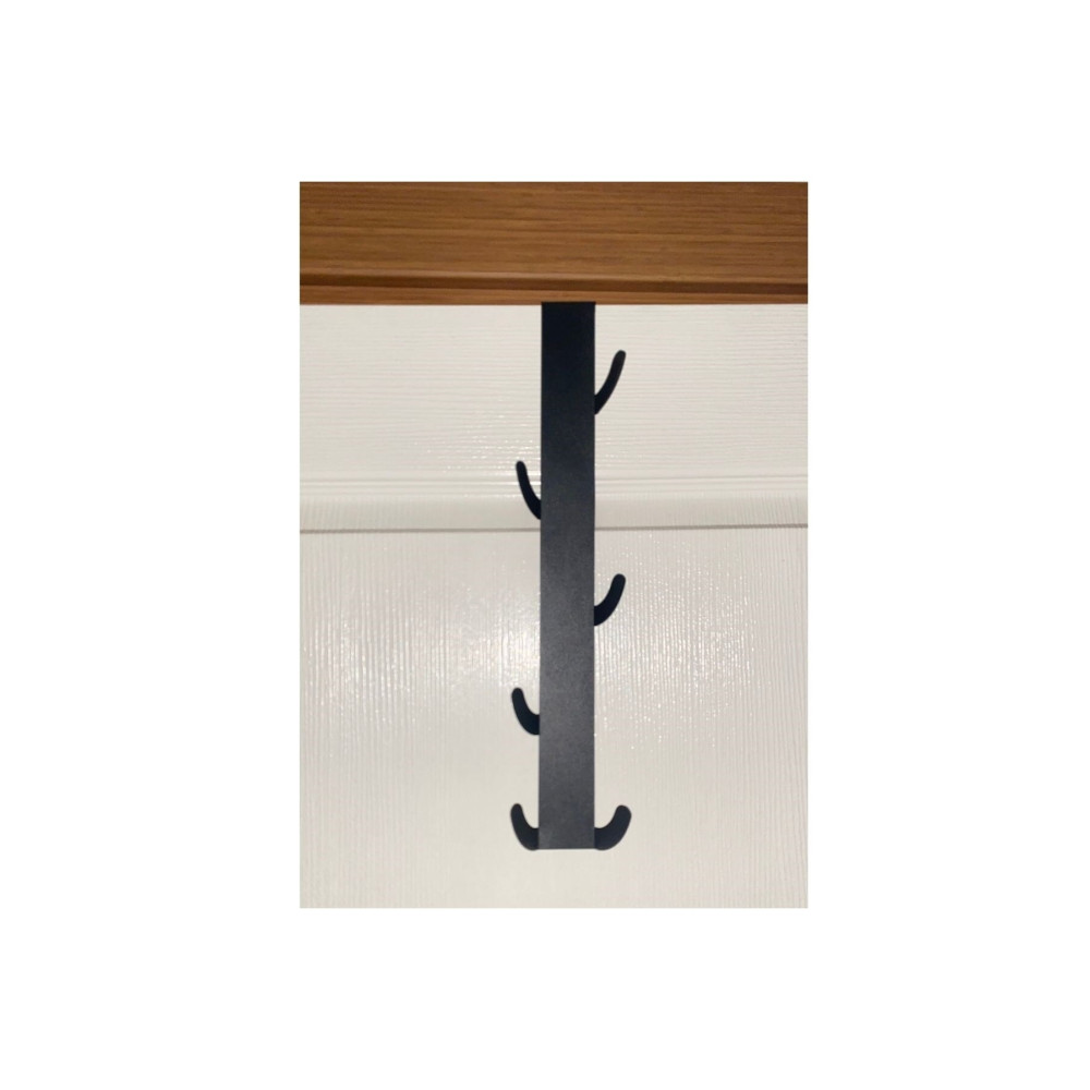 risingmaber Metal Mat Siyah Amerikan Kapı Arkası Dikey Kapı Arkası Askılık Organizer Askılık Vestiyer Fiyatı