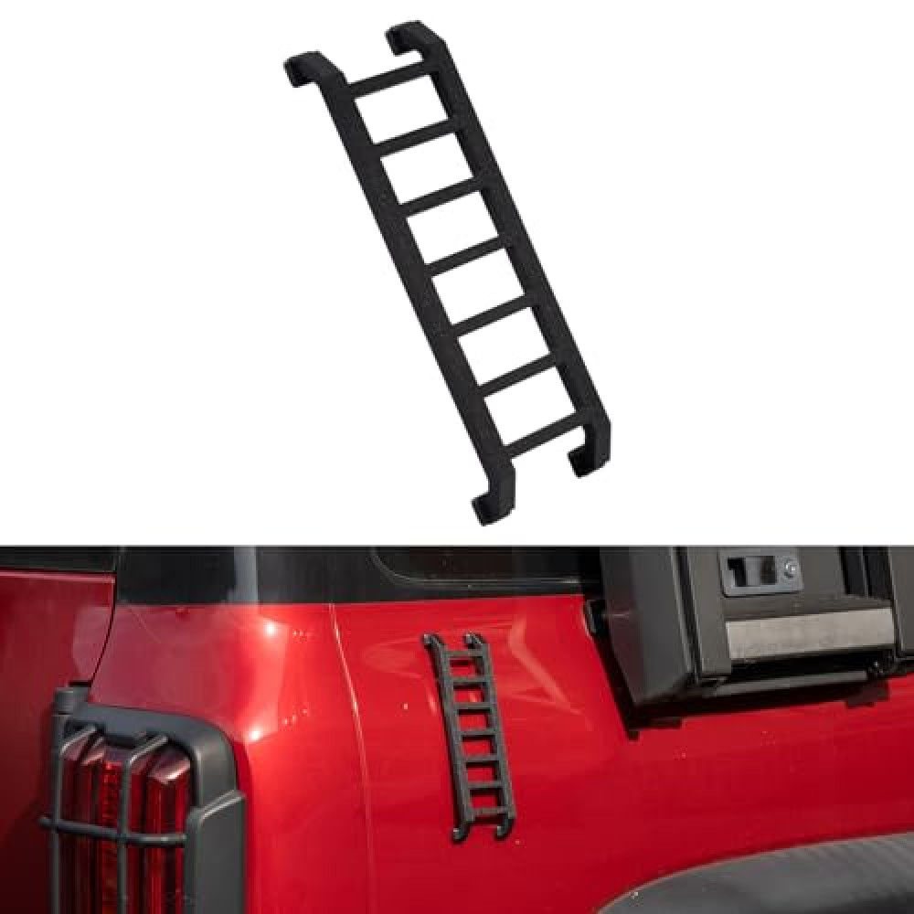 Rislobx Widdle Wadder Ladder Bracket, Magnetic Little Ladder Decor for Car SUV Trunk Refrigerators (Black)