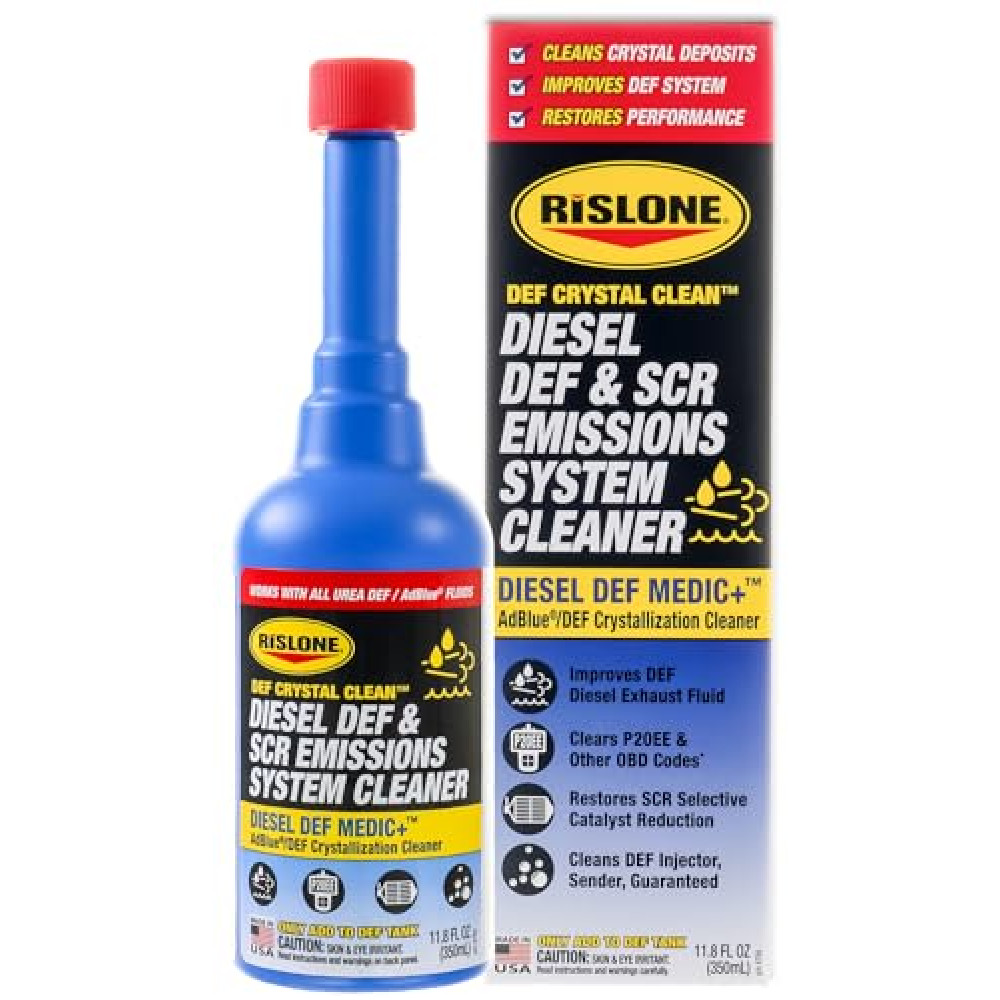 Rislone DEF Crystal Clean™ Diesel DEF & SCR Emissions System Cleaner, 11.8 oz