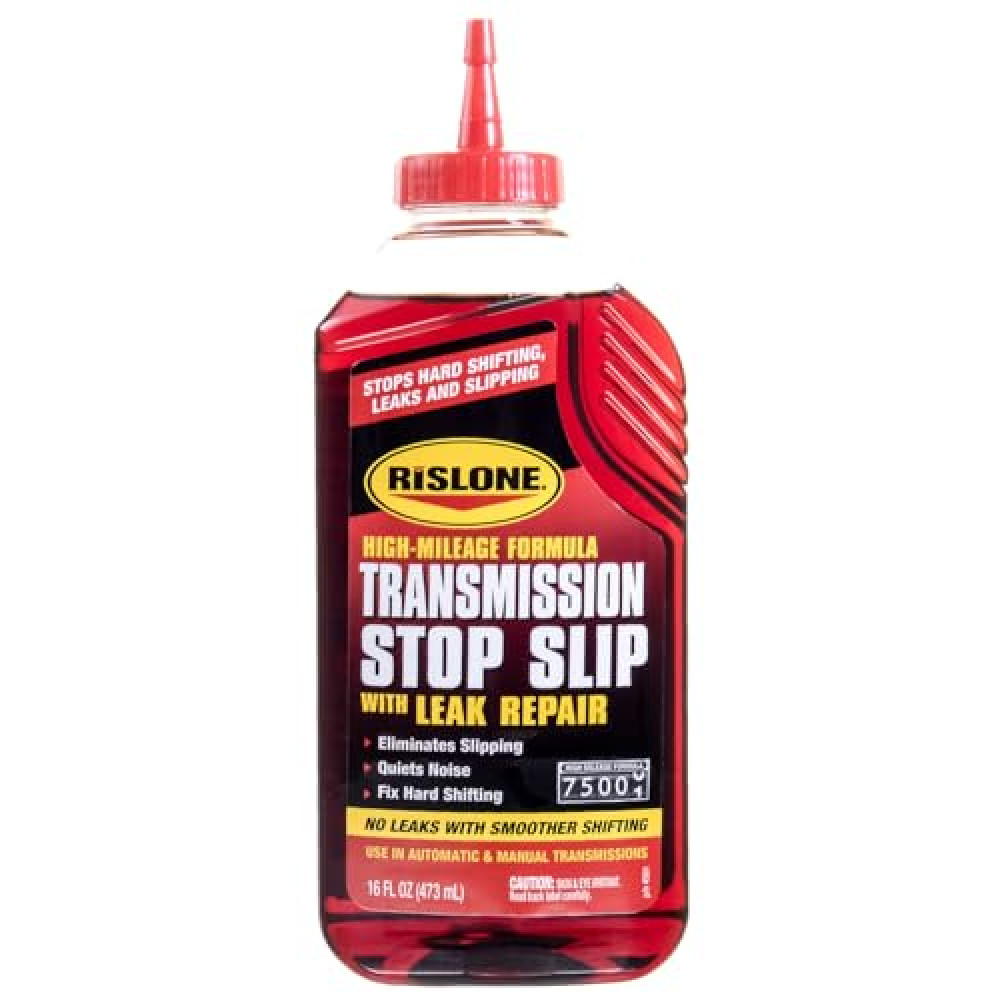 Rislone High Mileage Transmission Stop Slip with Leak Repair, 16.9 oz
