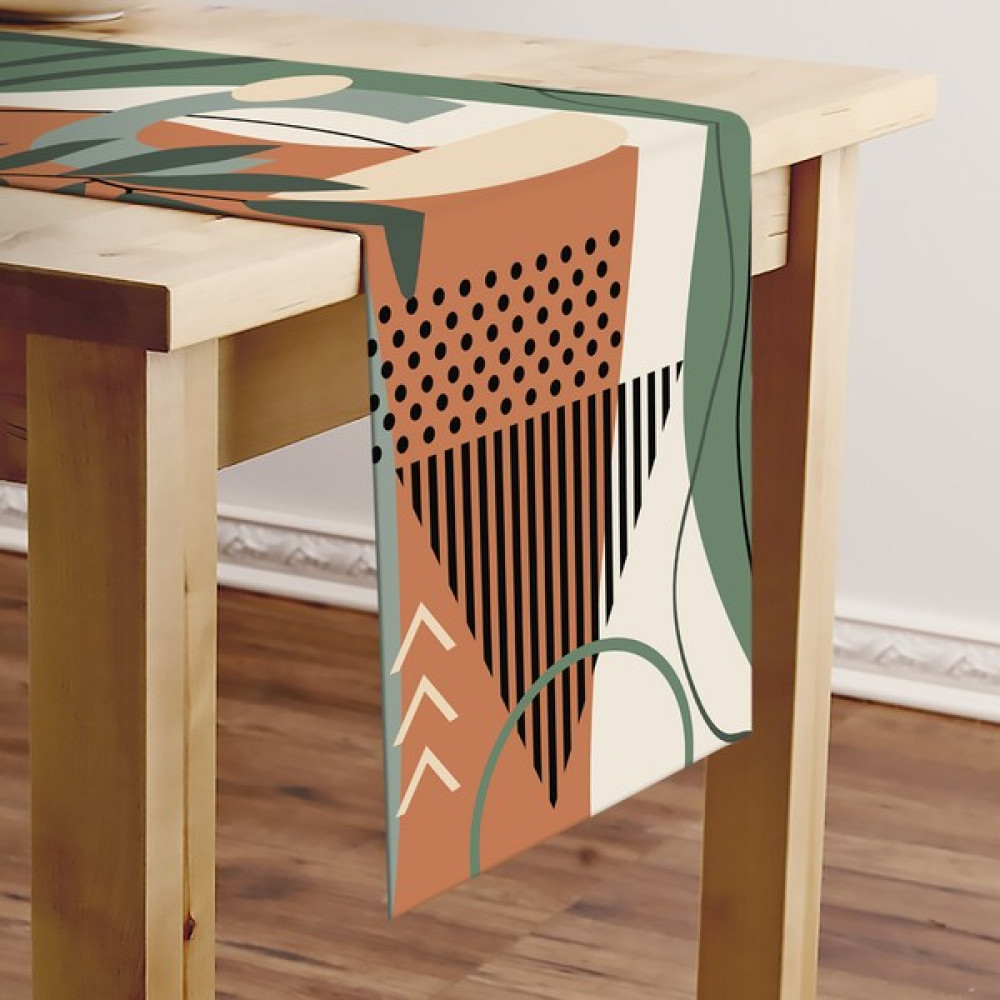 Ritmo Home İskandinav Bohem Runner - 40 x 140 cm - Renkli Masa Örtüsü Fiyatı
