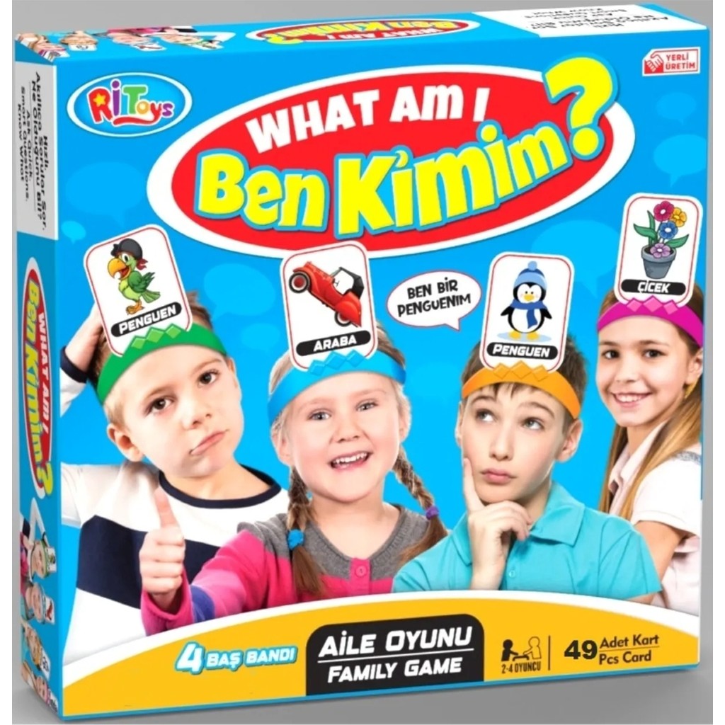 Ritoys Ben Kimim? What Am I? Kutu Oyunu - Eğlenceli Tahmin ve Sürprizlerle Dolu Bir Deneyim! - Renkli Diğer Fiyatı