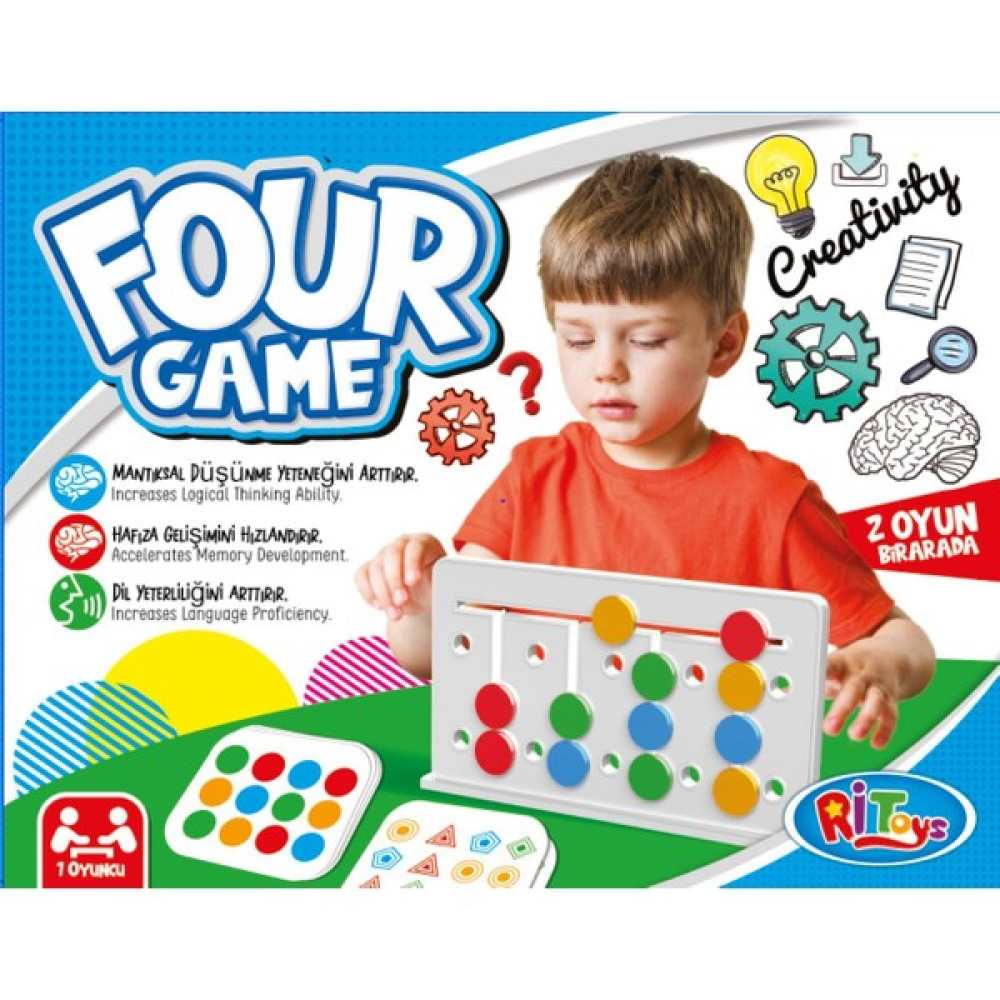 Ritoys Four Colour Oyunu - Montessori Zeka Oyunu - Rubik Abaküs Eğitici Oyuncak Fiyatı