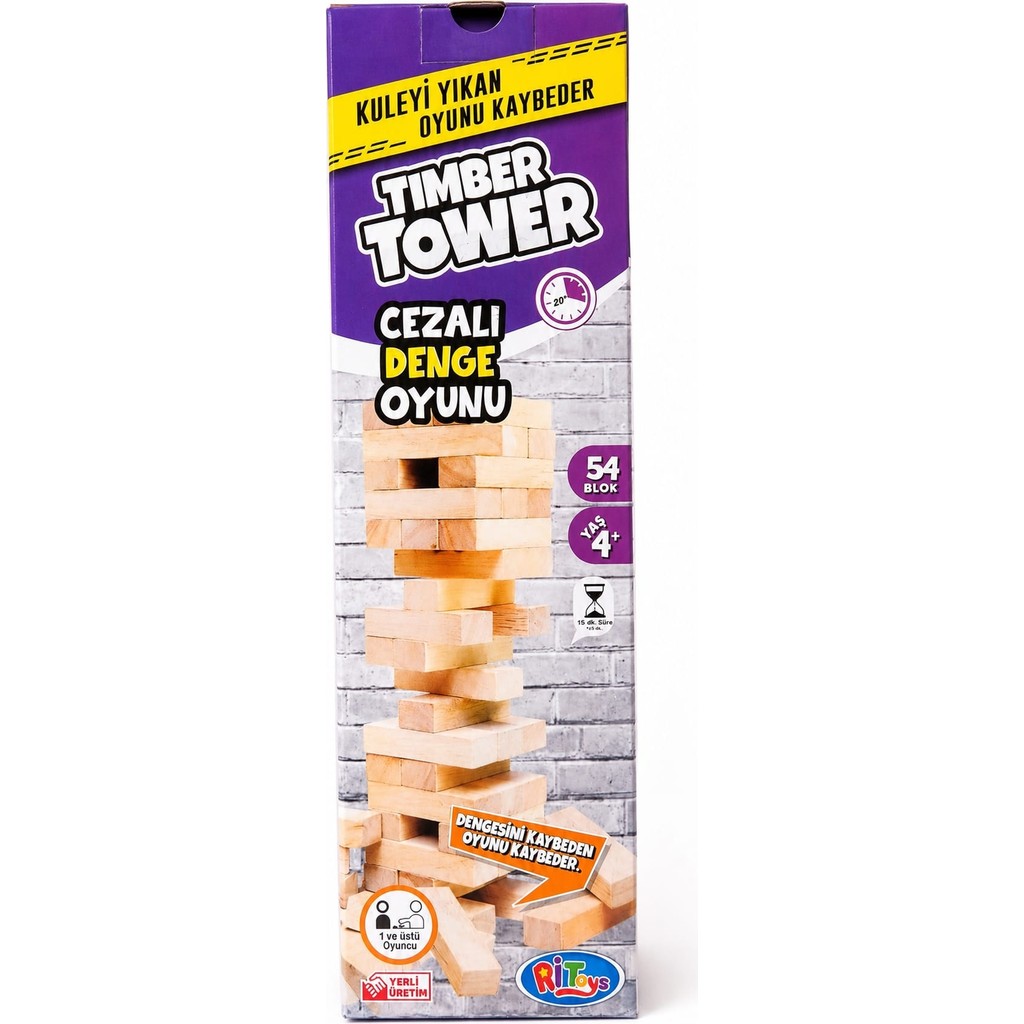 Ritoys Jenga Timber Tower Denge Oyunu Diğer Fiyatı