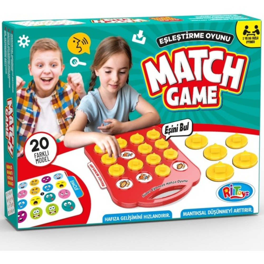 Ritoys Match Game Pair Game (Eşini Bul) - Hafıza Oyunu Oyun Seti Fiyatı
