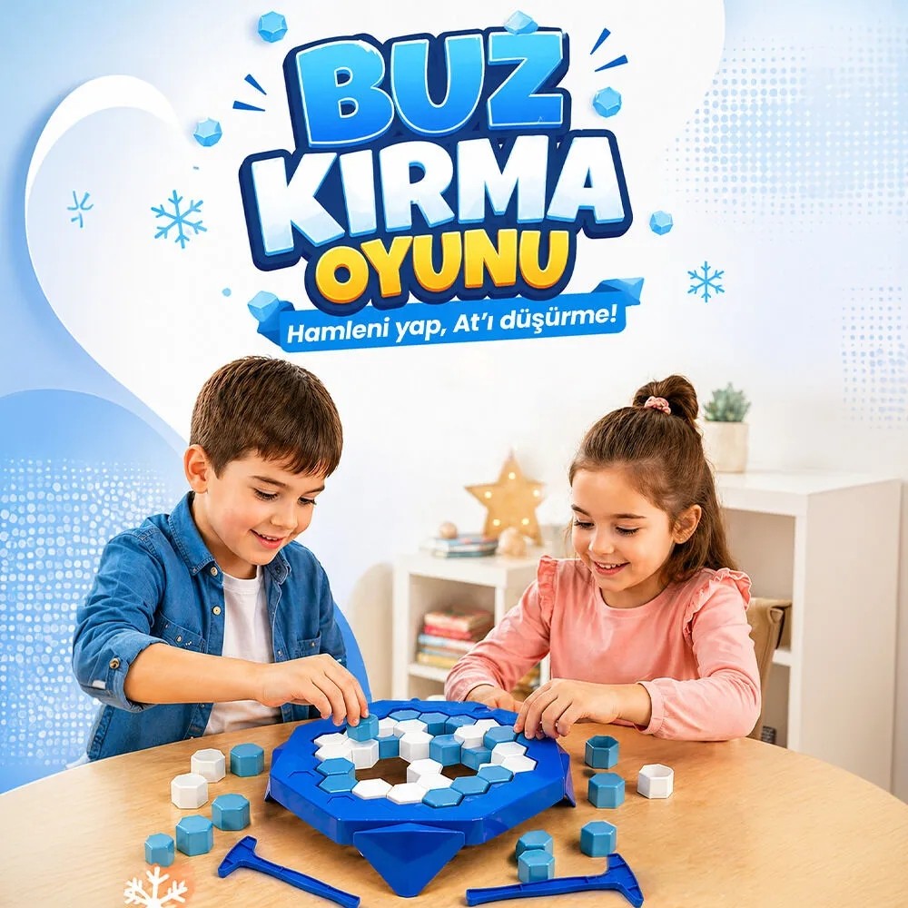 Ritoys Oyuncak Buz Kırma Oyunu, Buz Küpleri Zeka Mantık ve Strateji Oyunu (Poşetli) Anne Bebek Oyuncak Fiyatı