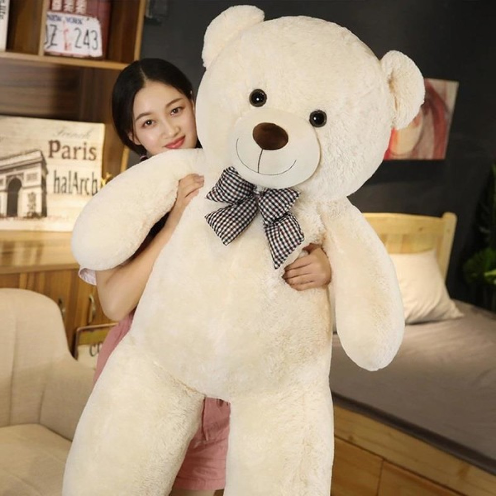 Ritoys Papyonlu Dev Boy Peluş Ayı 130CM Krem Ayıcık Peluş Oyuncaklar Fiyatı