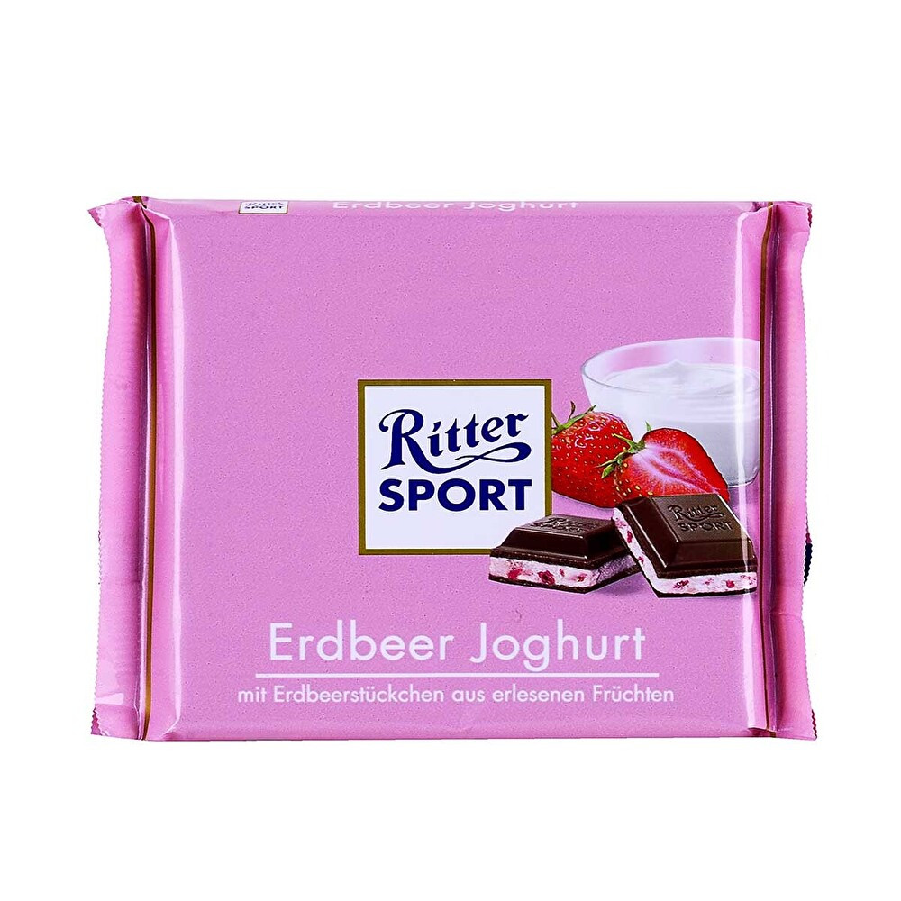 Ritter Sport Çilek-Yoğurt Dolgulu Çikolata 100 Gr Çikolata ve Gofret Fiyatı