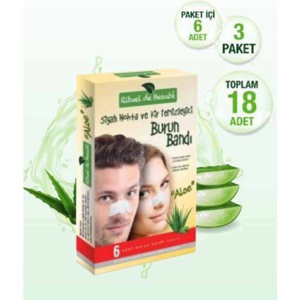 Rituel de Beaute Aloe Vera Siyah Nokta Burun Bandı 3 Adet Akne ve Sivilce Bakımı Fiyatı