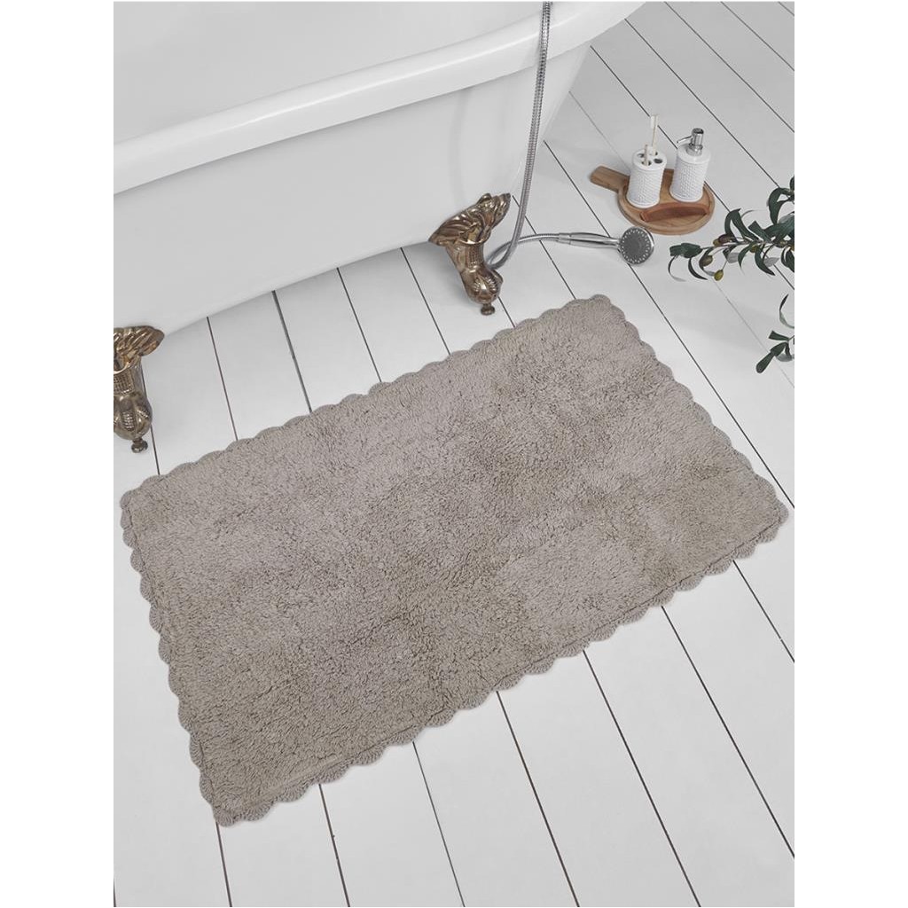 Riva Banyo Paspası – Yumuşak Dokulu, Kaymaz Tabanlı Şık Tasarım 50x70 cm - Bej Araca Özel Paspaslar Fiyatı