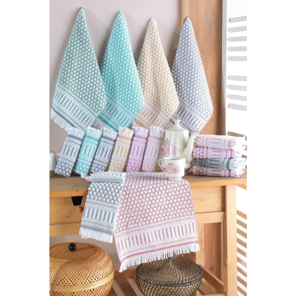 Riva Ephesus El Havlu Seti 30x50 cm 6lı Banyo Havlusu Fiyatı