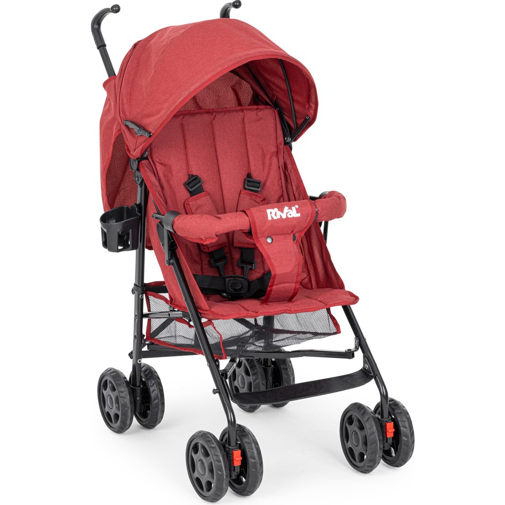 Rival RV119 Seul Baston Yatarlı Baston Bebek Arabası Siyah - Bordo Bebek Arabası ve Pusetler Fiyatı
