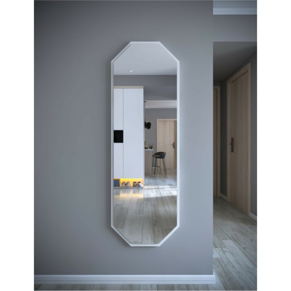 Rivomo Sekizgen Beyaz 150X50 Dekoratif Boy Aynası Ayna Fiyatı