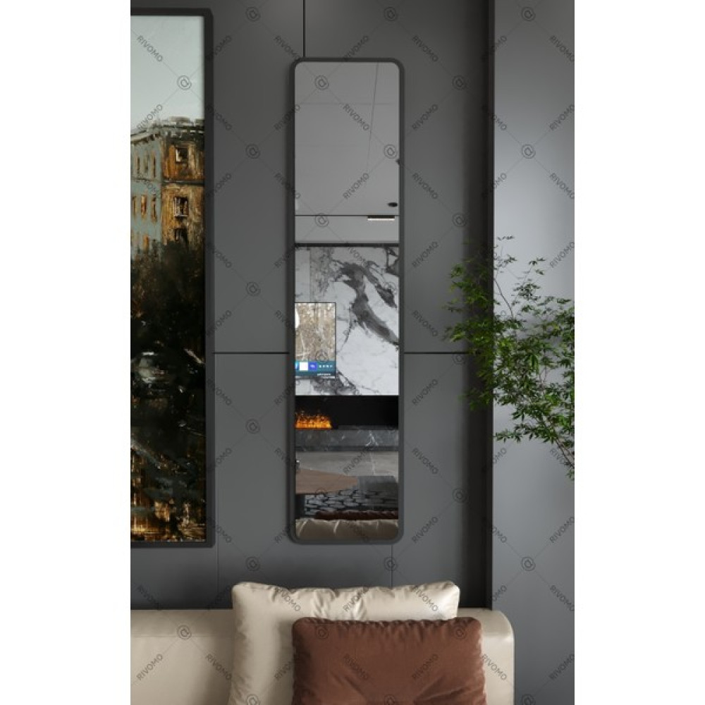 Rivomo Siyah Oval 170X40 Dekoratif Boy Aynası Ayna Fiyatı