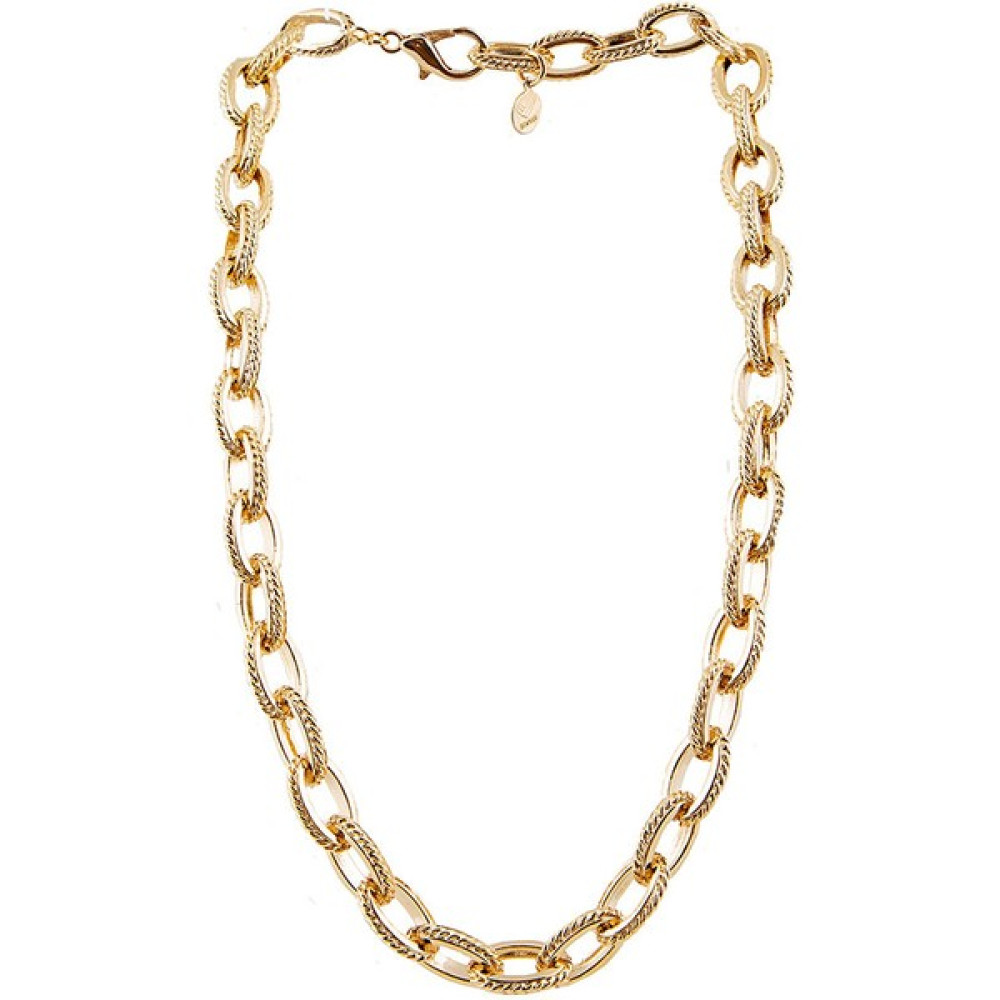 Rivus Dilimli Zincir Kolye - Gold Bijuteri Kolye Fiyatı