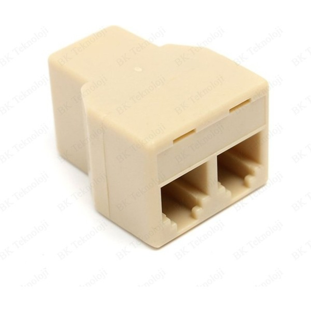 RJ11 2'li Telefon Hat Dağıtıcı Çoklayıcı Splitter Network Aksesuarları Fiyatı