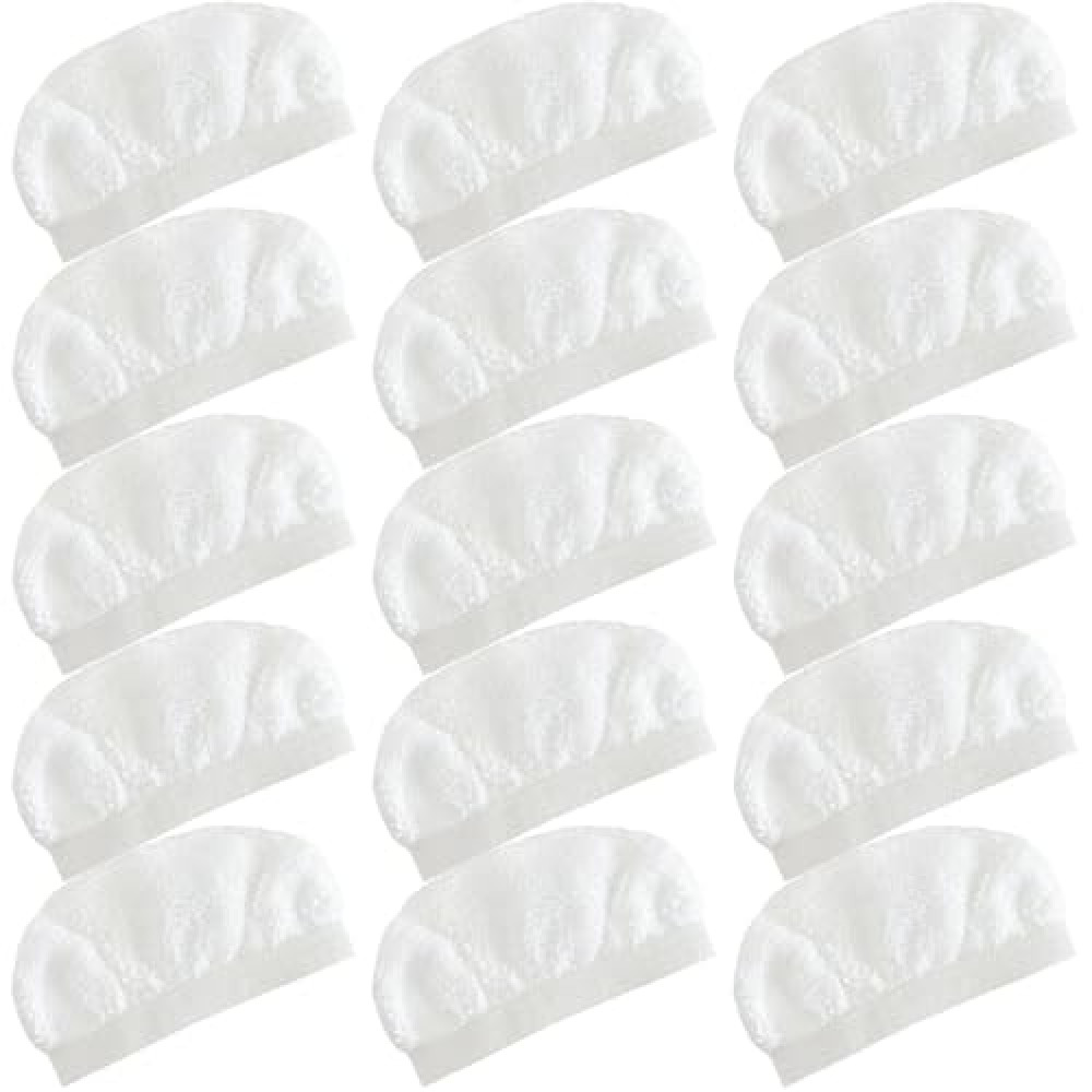 Rjnlsc 15 Pack Replacement Steam Mop Pads for Bissell Steam Shot, PurSteam, Wagner Spraytech, Comforday Handheld Steam Cleaner, Universal Microfiber Cloths Steam Mop Pads, Washable Mop Pads