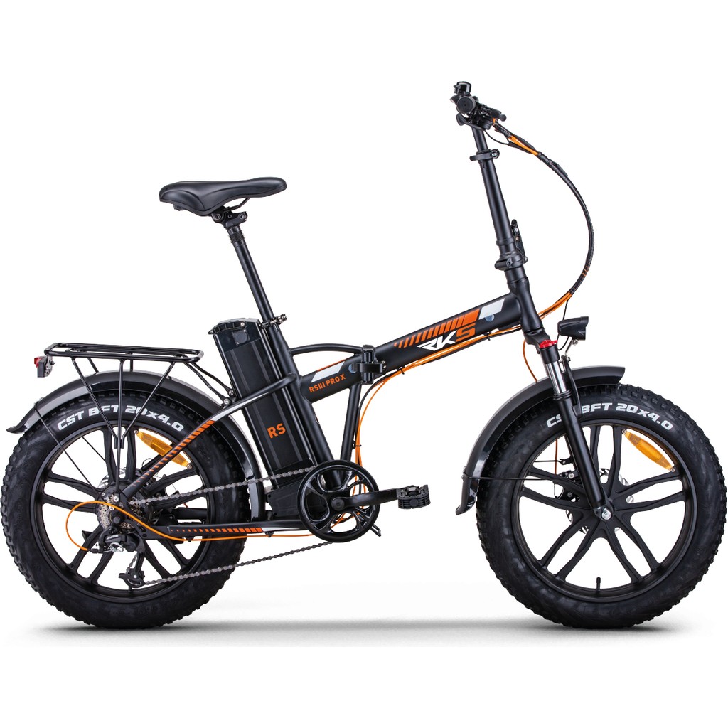 Rks Rs3 Pro x Katlanabilir Elektrikli Bisiklet Siyah Elektrikli Bisikletler Fiyatı
