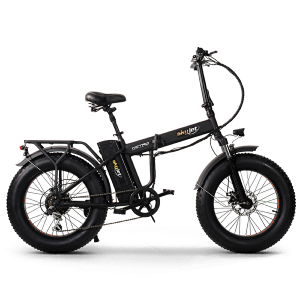 RKS Skyjet Nitro Elektrikli Katlanabilir Siyah Bisiklet Elektrikli Motosiklet Fiyatı