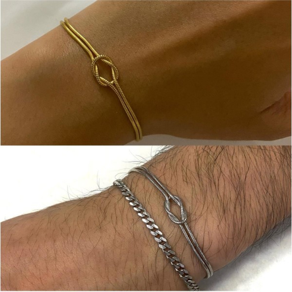 R.m. Store Düğüm Bileklik 1 Adet Gümüş Renk Saat ve Bileklik Aksesuarı Fiyatı