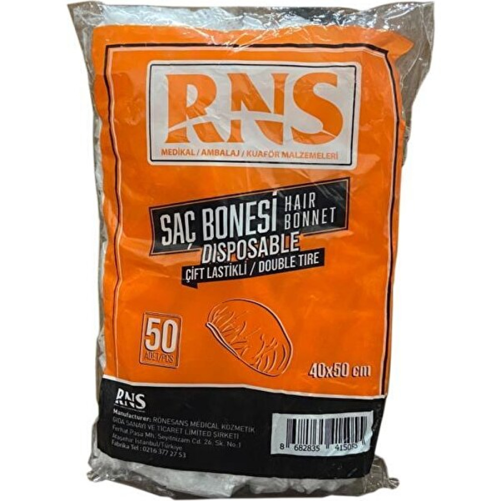 Rns Tek Kullanımlık Duş Saç Bonesi 40x50 Cm 50 Pcs. Medikal Ürünler Fiyatı
