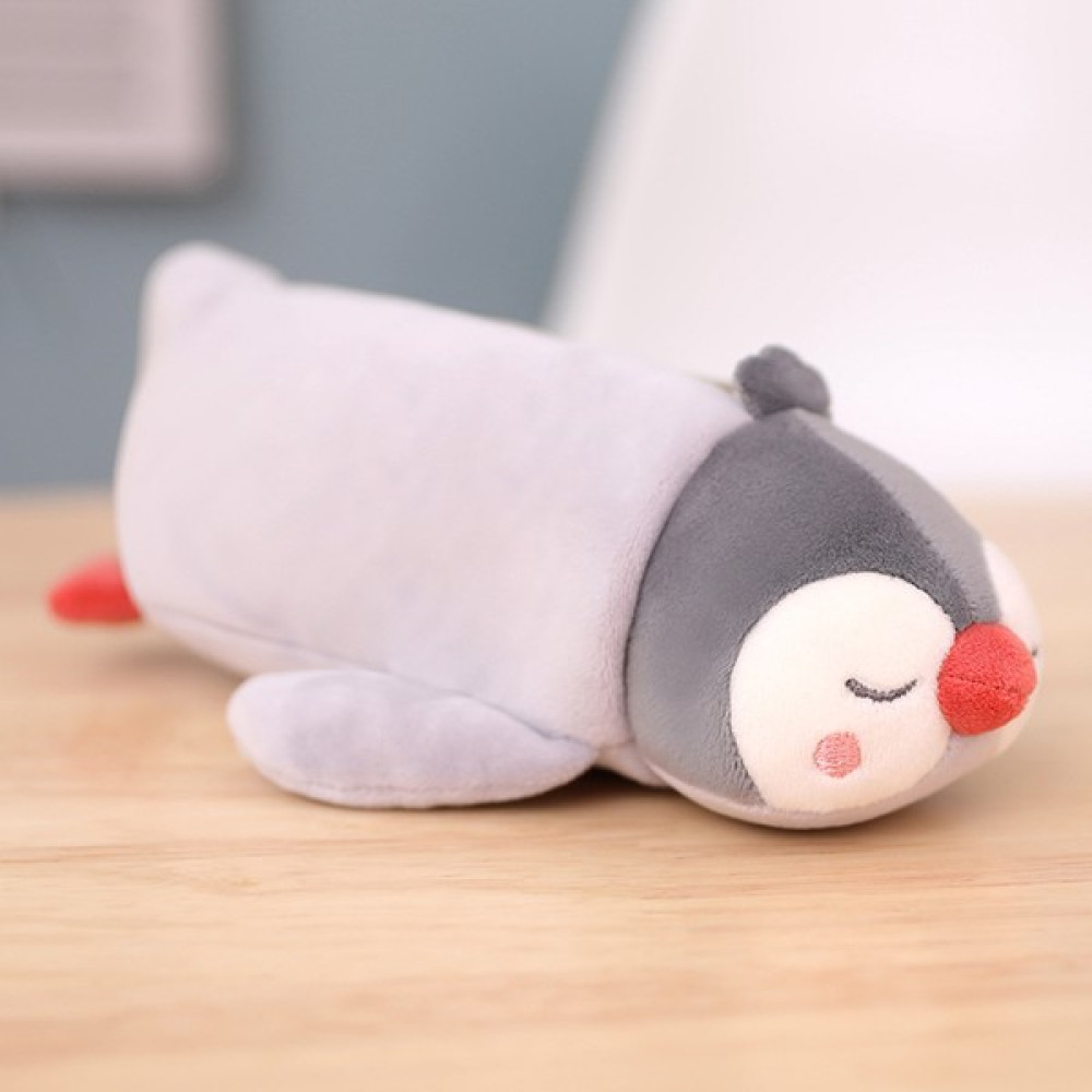 RO Penguen Bebek Sevimli Yastık Uyku Yastığı Penguen Bebek Peluş Oyuncak (Yurt Dışından) - Gri - 250g23cm Peluş Oyuncaklar Fiyatı