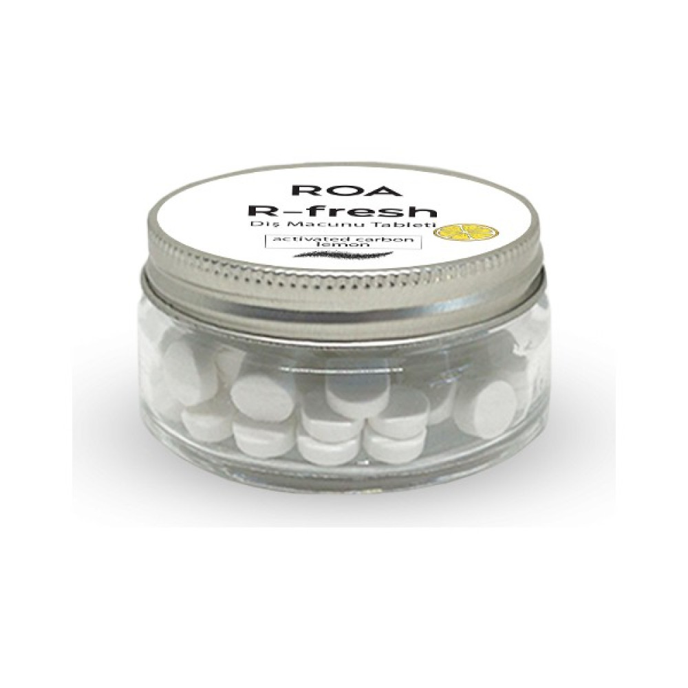 Roa Bitkisel Roa R-Fresh Diş Macunu Tableti Limon Aktif Karbon 60 Tablet Diş Macunları Fiyatı