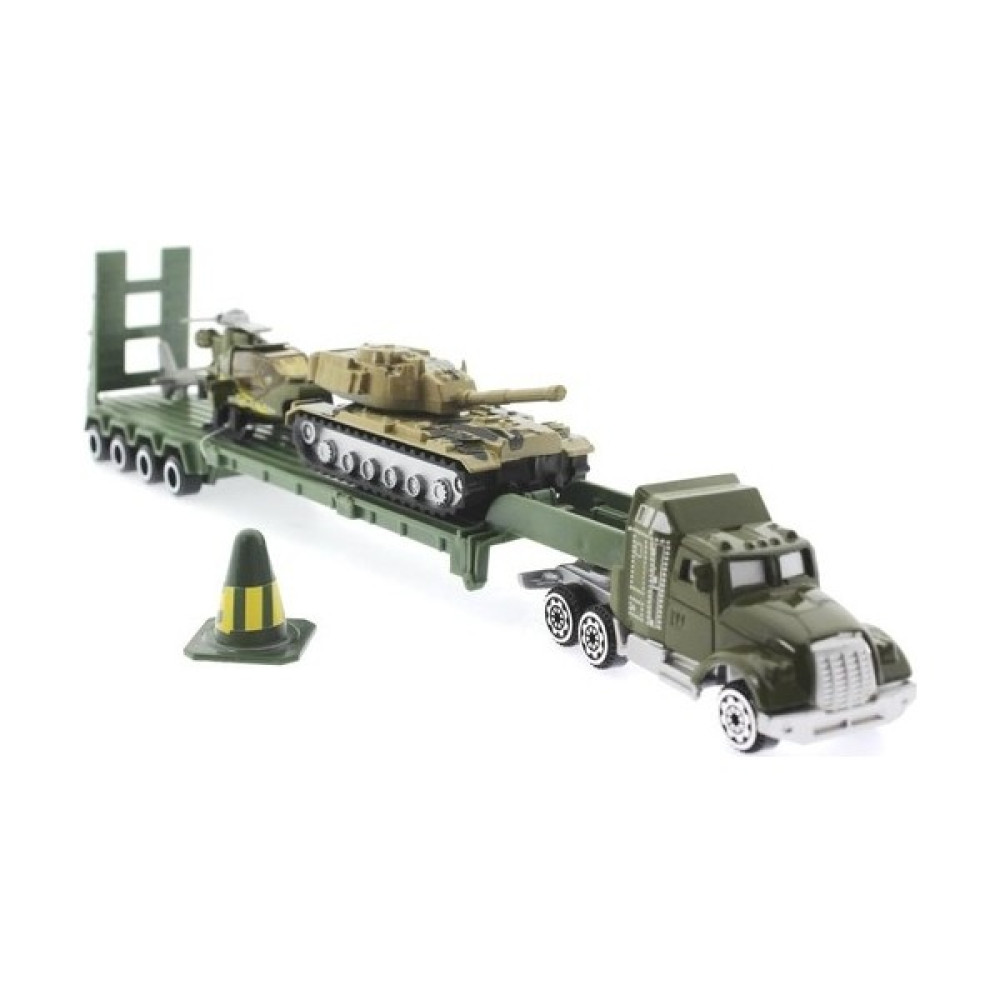 Road Master Tank ve Helikopterli Askeri Tır Seti - Renkli Oyuncak Araç Fiyatı
