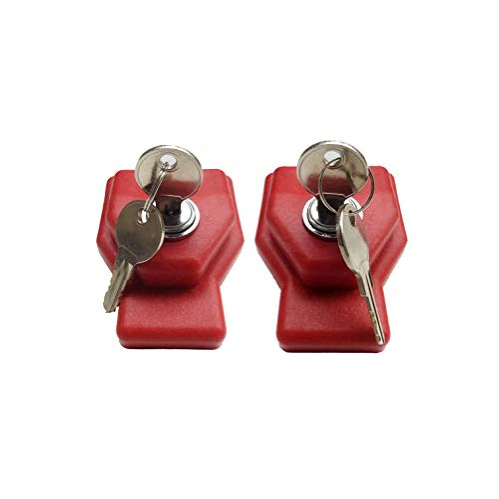 ROAD SUPERIOR TRUCK PARTS Keyed Alike Pair of Durable Poly Gladhand Locks