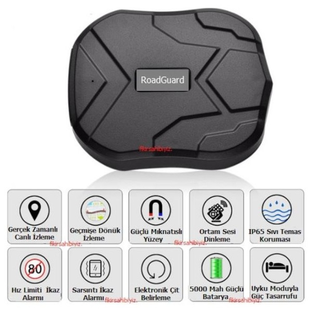Roadguard Gps Otomobil Motosiklet Araç Takip Cihazı Canlı Izleme - Siyah - 10,5 GPS Cihazları Fiyatı