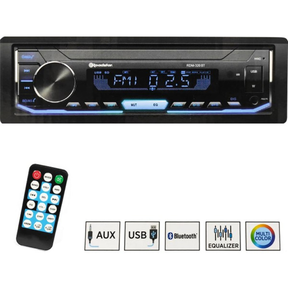 Roadstar Oto Teyp 4X50W Aux/usb/sd/fm Bluetooth Roadstar RDM-320BT Digicom Oto Teypleri Fiyatı