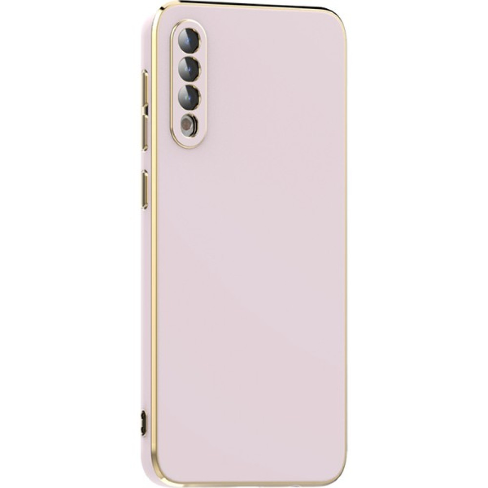 Roaks Aksesuar Galaxy A50 Parlak Kenarlı Kamera Korumalı Premium Kapak + Nano Cam - Rose Gold Cep Telefonu Kılıfı Fiyatı