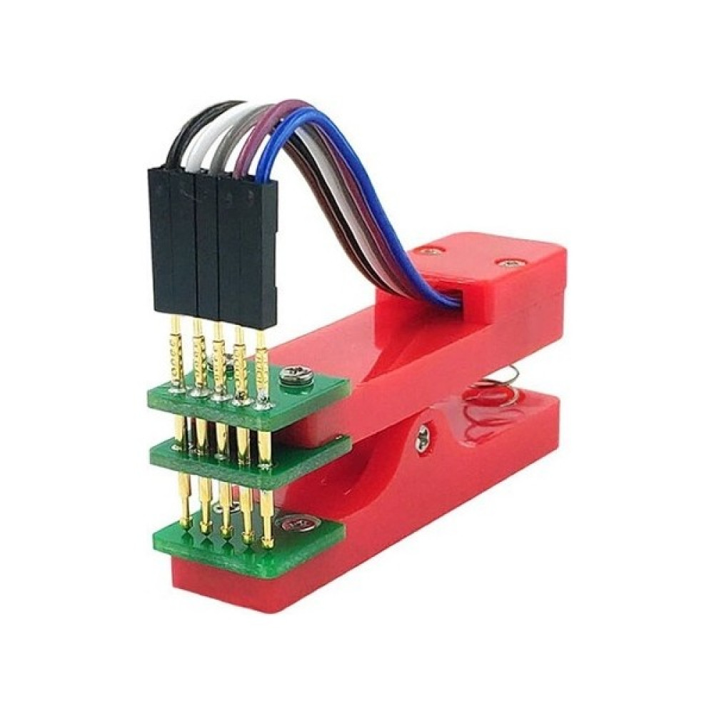 Roba 5 Pin Programlama Aparatı 2.54MM Pogo Pin Yaylı Mandal Klips Seri Üretim Entegre Arm Oto Boyaları Fiyatı
