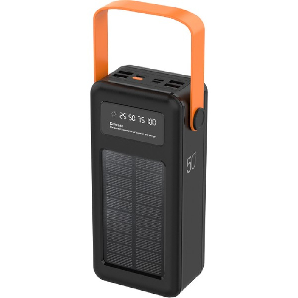 Robeve Acl 50000 Mah Powerbank Göstergeli Powerbank Solar Fenerli Güneş Enerjili Type C - Lightning - Micro USB - USB Kablolu Powerbank Taşınabilir... Taşınabilir Şarj Cihazı - Powerbank Fiyatı