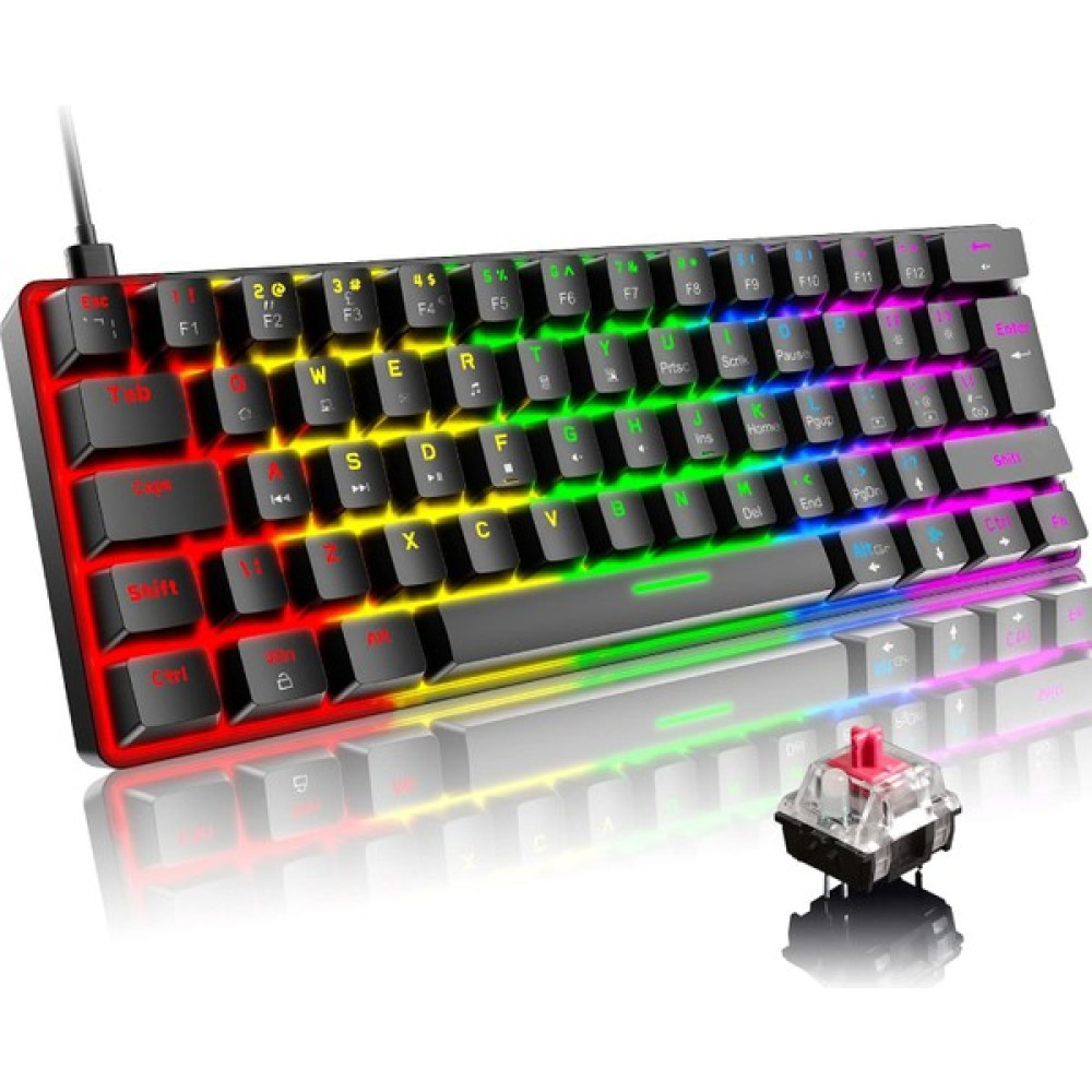 Robeve Blic Rgb Oyuncu Klavyesi - Kırmızı Switch - Siyah Oyuncu Klavyesi Fiyatı