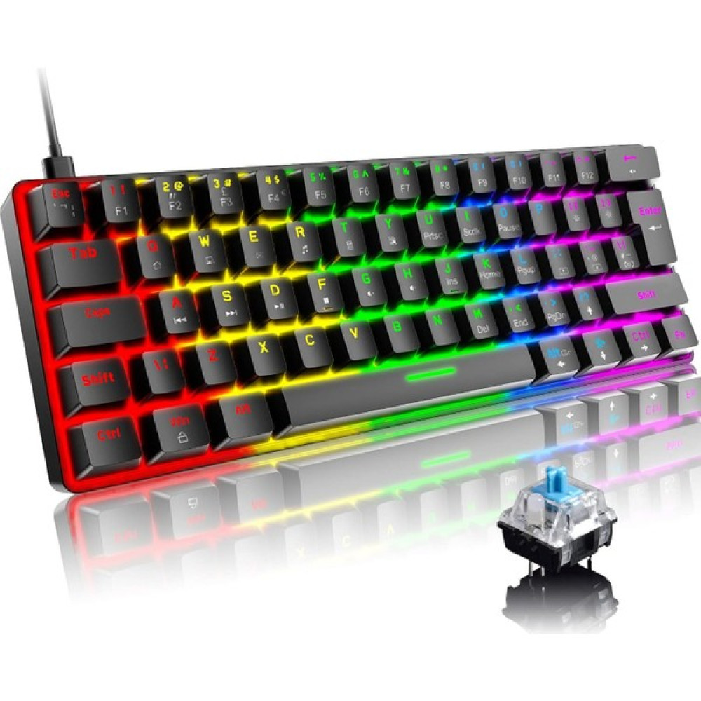 Robeve Blic Rgb Oyuncu Klavyesi - Mavi Switch - Siyah Oyuncu Klavyesi Fiyatı