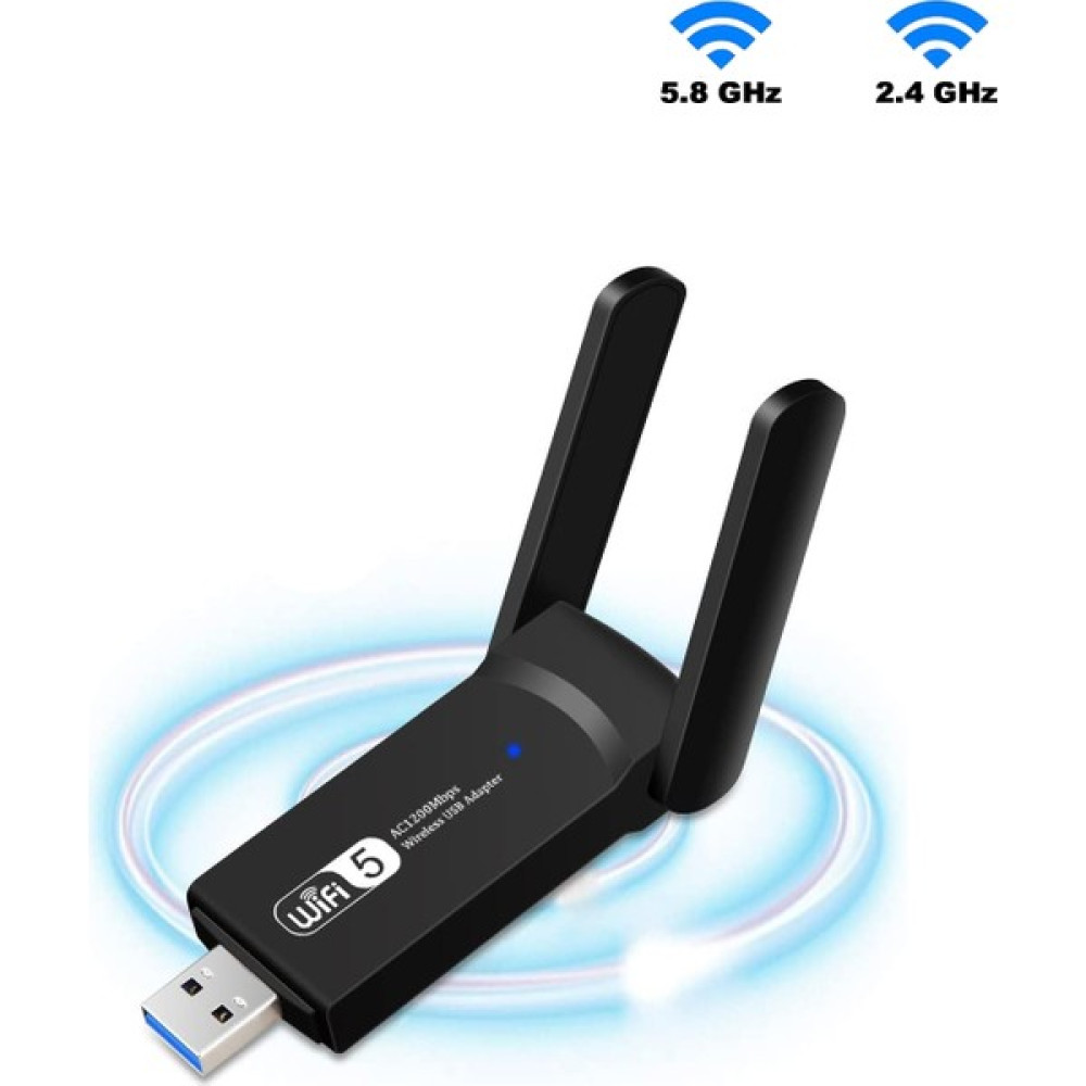 Robeve Dual Band USB Adaptör Wifi Alıcı Wifi Adaptör USB 3.0 Wireless Adaptör AC1200 2.4ghz 5.8ghz Wifi Adaptör Kablosuz Wifi Alıcı Güçlü Anten Wif... Wireless Adaptör Fiyatı