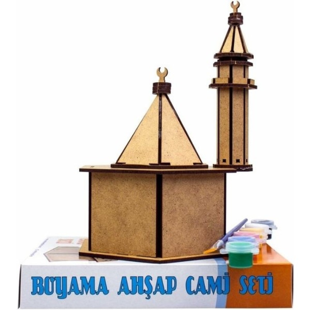 Robikit Ahşap Boyama Cami Maket Seti Yardımcı Malzeme Fiyatı