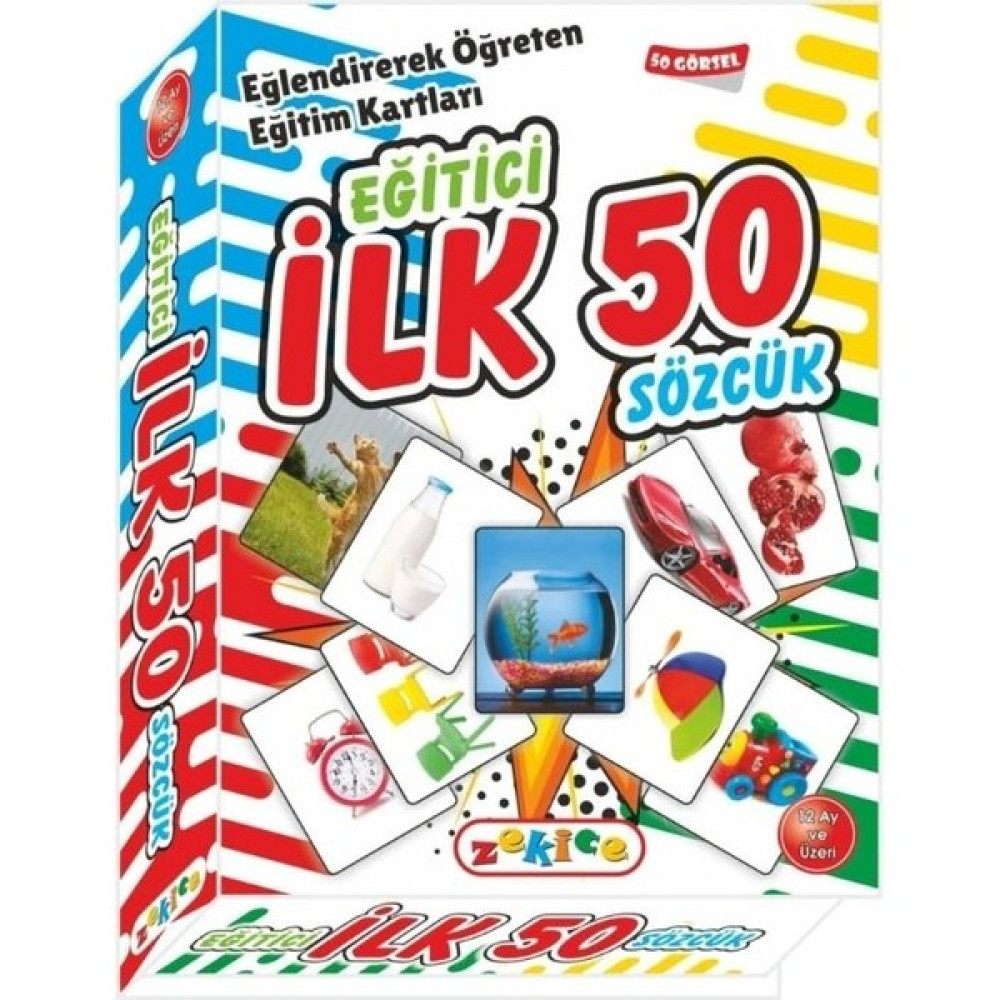 Robikit Eğitici Ilk 50 Sözcük - Zeka Gelişim Kartları Oto Boyaları Fiyatı