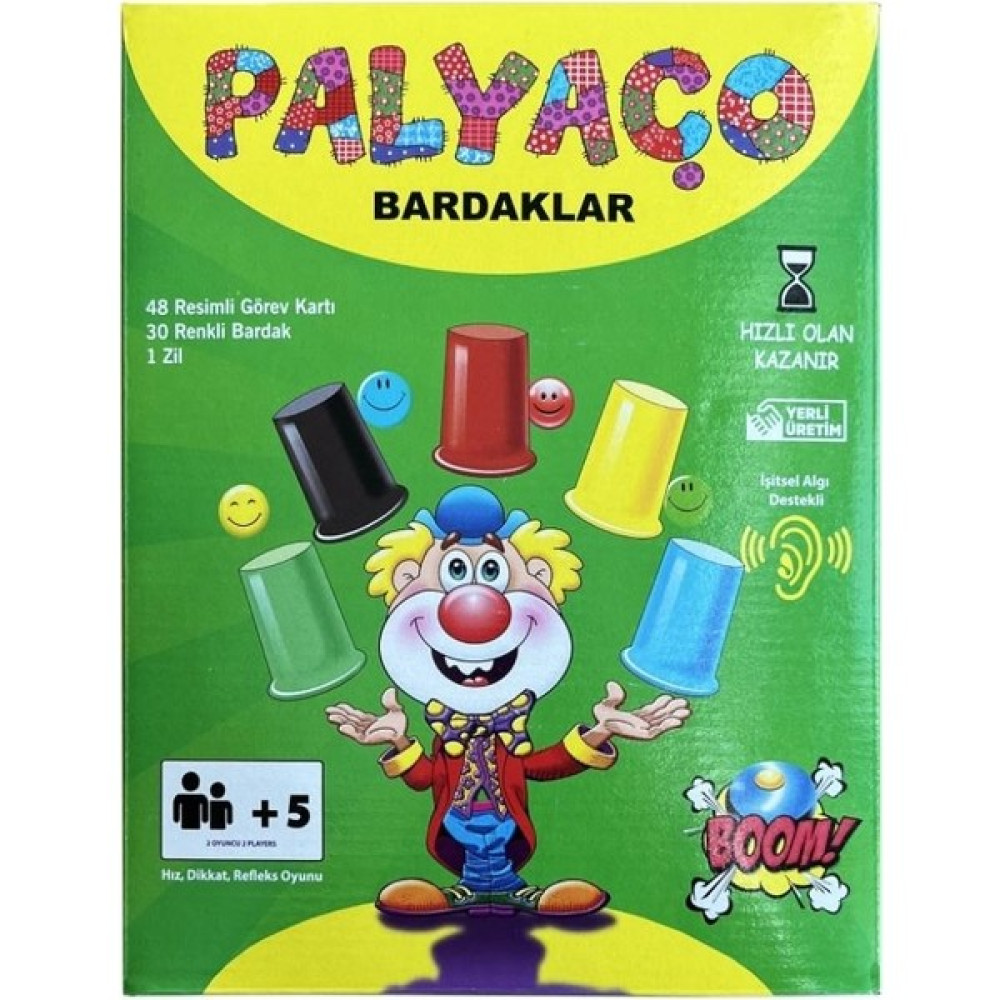 Robikit Palyaço Bardakları Bardak Dizme Oyunu Eğitici Oyuncak Fiyatı