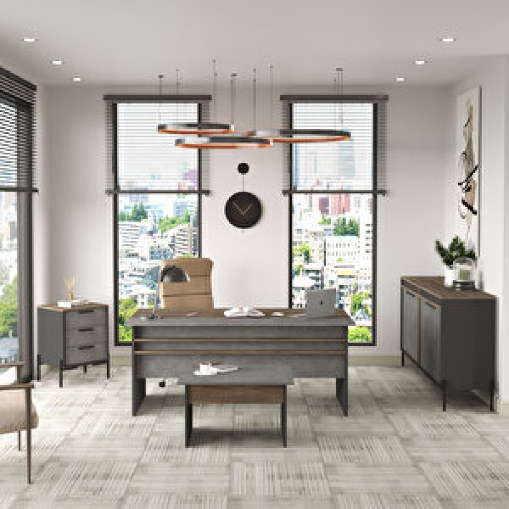 Robin Home Berlin Abc Ofis Çalışma Masası Takımı Makam Takımı Bilgisayar Masası Fiyatı