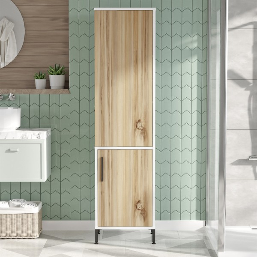 Robin Home Bianca Çok Amaçlı Dolap Banyo Dolabı Keçe-Beyaz - Beyaz Gardrop & Dolap Fiyatı